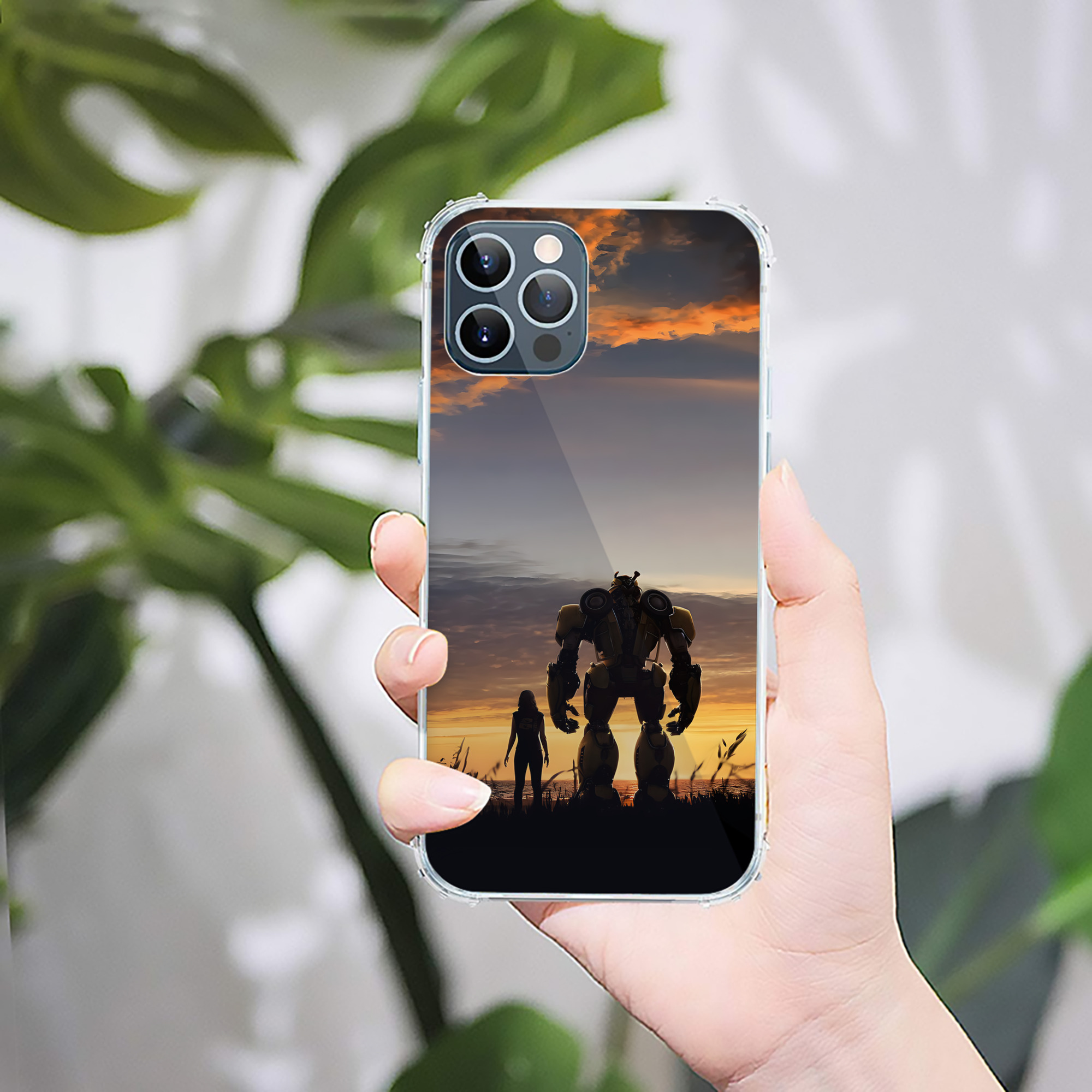 （画像用） Transformers トランスフォーマー 【iPhone 12シリーズ対応】透明スマホケース（クリアソフトケース）